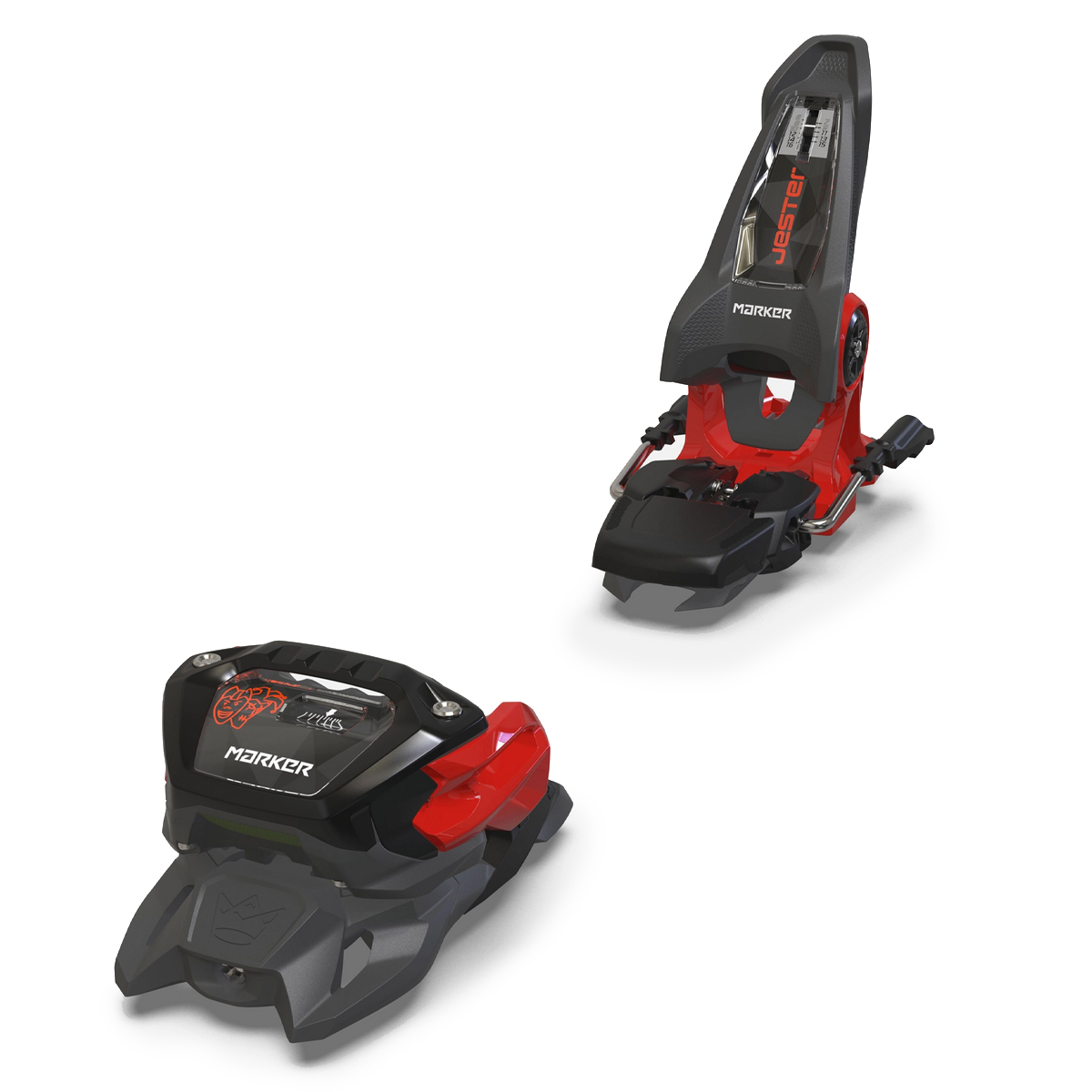 MARKER Jester 16 100mm Anthracite and Black Ski Bindings (7624X1